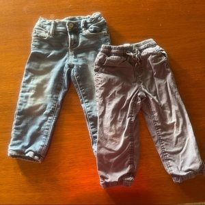 2T pants Gap and Carters